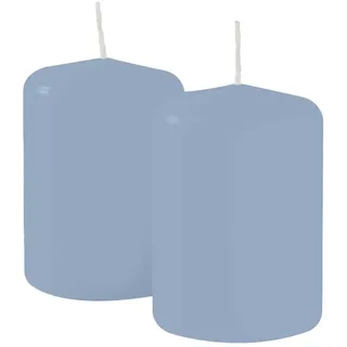 Cereria Di Giorgio Risthò Stumpenkerzen 10 cm blau 4 St.