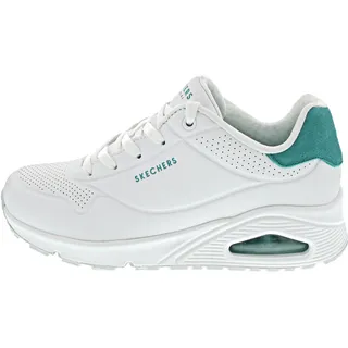 Uno - Stand On Air White Durabuck Mint / Suede Trim 41