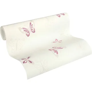 A.S. Création Vliestapete Happy Spring 10,05 m x 0,53 m beige/lila 347651