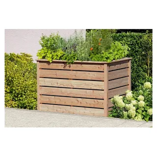 Hochbeet 125x85xH80 cm Lärche Natur 20x120mm Kräuterbeet Pflanzbeet Gemüsebeet
