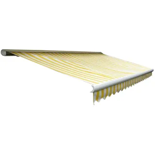 Mendler Kassetten-Markise T123 450 cm gelb