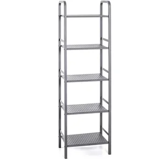 Haku-Möbel Standregal 40 x 28 x 137 cm Grau
