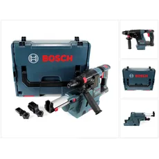 Bosch Professional, Bohrmaschine + Akkuschrauber, Bosch GBH 18 V-26 Akku Bohrhammer Professional SDS-Plus + GDE 18V-16 Staubabsaugung + L-Boxx - ohne (Akkubetrieb)