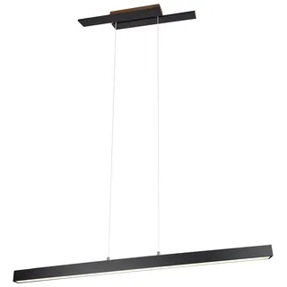 Trio LED Pendelleuchte Belfast Schwarz matt 1500 mm x 1155 mm x 142 mm