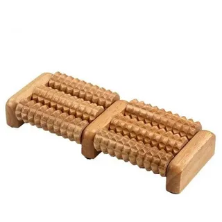 bodhi Fußmassageroller aus Holz 1 St braun