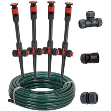 Eden 98063 Multi-Adjustable Flex Design Überboden Bewässerung Garten Sprinkler System Sprinkler & Schlauch DIY Pflanzenbewässerung Set