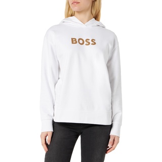 BOSS Damen C_edelight_1 Sweatshirt, Weiß, L EU