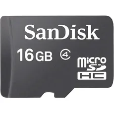 SanDisk microSDHC (microSDHC, 16 GB), Speicherkarte, Schwarz