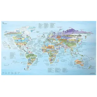 Awesome Maps Kitesurf Best Ing Spots In The World Karte - One Size