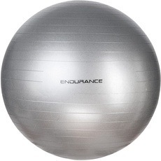 ENDURANCE Unisex – Erwachsene Gym Ball 75 cm, 8889 Silver, 75CM