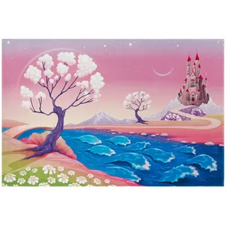 Kinderteppich , Rosa , Textil , rechteckig , 100x160 cm , Oeko-Tex® Standard 100 , für Fußbodenheizung geeignet, rutschfest , Teppiche und Böden, Teppiche, Kinderteppiche