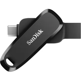 SanDisk Phone Drive 512 GB, 2-in-1 Phone Storage, (Für Android Smartphones und Tablets, Mac und Computer, USB Type-C und USB Type-A Anschluss) Automatisches Backup, Rescue PRO Deluxe, Schwarz