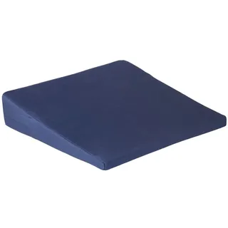 Keilkissen - Keilkissen Stuhl - keilkissen Auto - Sitzkissen - Sitzkeilkissen - mit abnehmbaren bezug, Polyester, Farbe: Marineblau