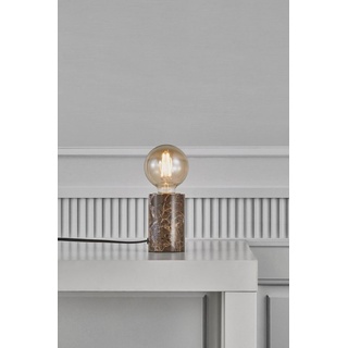 Nordlux Siv Marble 45875018 Tischlampe E27 Braun