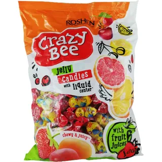 Gelee Erzeugnis Crazy Bee mit Fruchtgeschmack 1 kg Konfekt mit Fruchtsaft