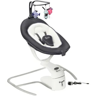 Babymoov Babyschaukel Swoon Motion Zink - inkl. 8 Melodien, 360° Sitzfläche, verstellbare Rückenlehne und Bewegungsmelder, 1 Stück (1er Pack)