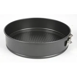 Springform Backform Kuchenform Tortenform 28 cm Carbon – Antihaft flach stabil