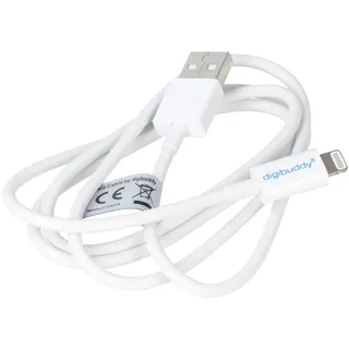 AccuCell USB Sync- & Ladekabel für Apple iPhone XS, XS Max, XR, "Made for iOS" zertifiziert, für alle iPhone, Apple iPod, Apple iPod mit Lightning Connector