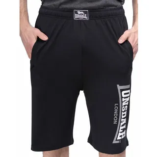 Lonsdale Herren Shorts normale Passform Logo Jam Sportshorts - Black - 3XL
