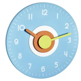 TFA Design Wanduhr 23,00 cm 60.3015.06 hellblau
