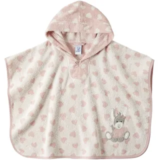 Kapuzenhandtuch STERNTALER "Badeponcho ESEL Emmi Girl", rosa (zartrosa), 1 Stk., Frottee, Handtücher, Kapuzenhandtuch