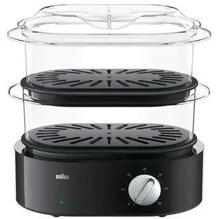 Braun FS 5100 Dampfgarer Identity Collection, schwarz