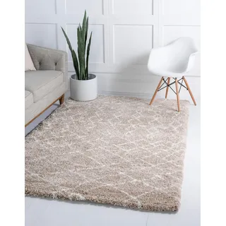 Myflair Möbel & Accessoires Hochflor-Teppich »Temara Shag, LAGERRÄUMUNG", rechteckig 51 mm Höhe gewebt, Scandi Design, ideal im Wohnzimmer & Schlafzimmer