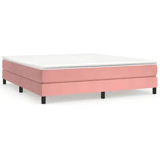 vidaXL Boxspringbett 160 x 200 cm Rosa