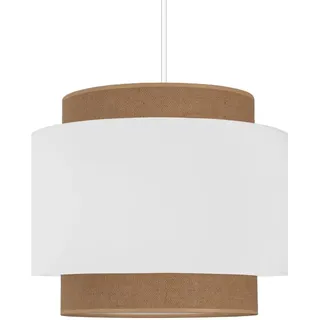 youngDECO® Hängelampe BOHO 2xE27, esstische Pendelleuchte, Hängeleuchte, Stofflampenschirm, Deckenlampe für Schlafzimmer, Kinderzimmer, Wohnenzimmer, Küche, hergestellt in der EU