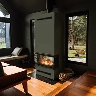 Kratki Kamineinsatz NBC 680/280 Metall Schwarz