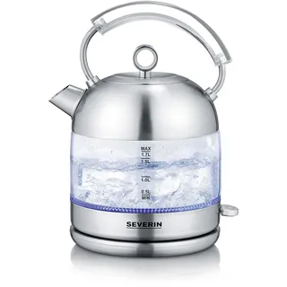 Severin Retro 1,7 l Edelstahl gebürstet