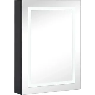LED-Spiegelschrank fürs Bad 50x13x70 cm - Grau