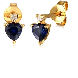 Elli DIAMONDS Ohrstecker ELLI DIAMONDS gold 0,008ct 925 Sterling Silber