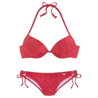 Buffalo Push-Up-Bikini Damen rot Gr.34 Cup C