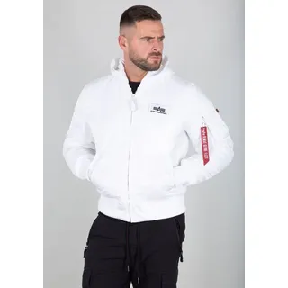 Alpha Industries Ma-1 Zh Back Print Jacke White / Black L