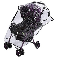 Baby Buggy Regenschutz Wasserdicht Regencover mit Reißverschlüssen Kinderwagen Zubehör Regenhülle Windschutz Atmungsaktiv