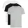 Mehrfarbig Black/White/Grey Heather L