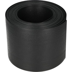 GARDENIX Flexibel TapeBORDER Rasenkante Kunststoff Beetumrandung, Länge 10m, Höhe 14cm, Schwarz