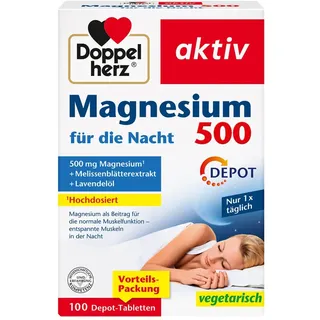 Queisser Doppelherz Magnesium 500 Nacht Tabletten