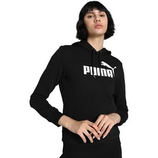 Puma Essentials Logo Terry-Hoodie Damen black S