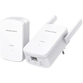 Mercusys Powerline Kit Homeplug AV2 fino a 1000Mbps e Wi-Fi 300Mbps - MP510 KIT