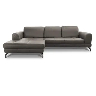 sit&more Ecksofa »Bendigo L-Form« inklusive Sitztiefenverstellung, Bodenfreiheit 15 cm, 2 Fußfarben