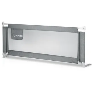 nukido Bettschutzgitter 160 cm Grau