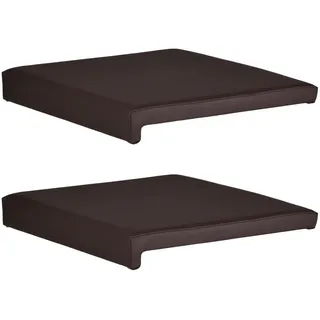 Klemmkissen 2er Set , Füllung: Schaumstoff , 35x38x40 cm , Heimtextilien, Wohntextilien, Sitzkissen