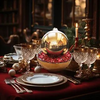 KÖHKO® Tischbrunnen mit LED-Beleuchtung - Gold