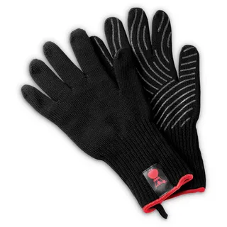 Weber Grillhandschuhe Größe S/M Baumwolle, Polyester, Silikon schwarz