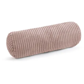 Nackenrolle MAGMA HEIMTEX "SHARA Nackenrolle", rose, B:0cm H:0cm L:40cm Ø:15cm, Faserbällchen (Polyester), Polyamid, Polyester, Funktionskissen, Nackenrolle, Kuschelige Nackenrolle aus Cord – Komfort trifft Stil
