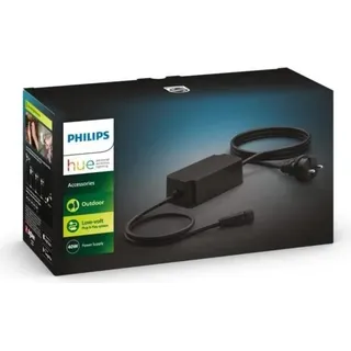 Philips Hue Outdoor Stromkabel, 40W, Schwarz, Für Außenbeleuchtung - Bunt