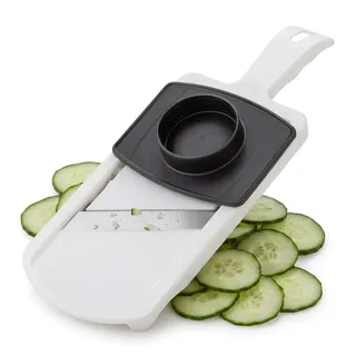 Fackelmann Mandoline-Reibe Scheiben 1-tlg. Weiß
