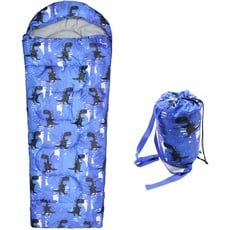 Kinder-Schlafsäcke – Camping-Schlafsäcke mit Tragetasche – kompakter Schlafsack zum Wandern, Rucksackreisen, 3 Jahreszeiten, warmes und kühles Wetter, leicht, wasserdicht, Outdoor-Reisen für Jungen